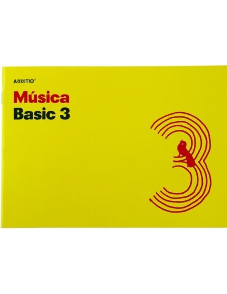 Cuaderno 4º musica basic 3 pentagramas de 24mm por pagina 10 hojas